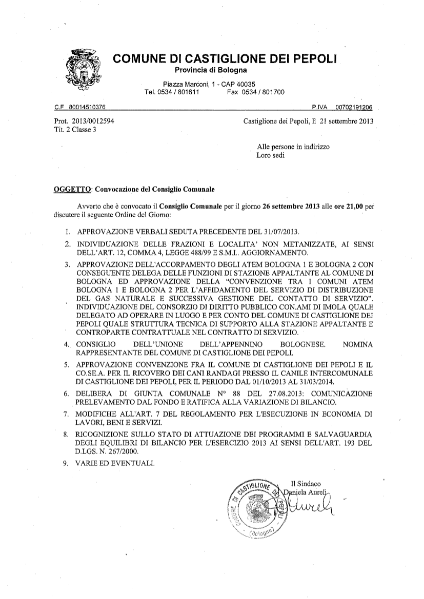 Consiglio Comunale